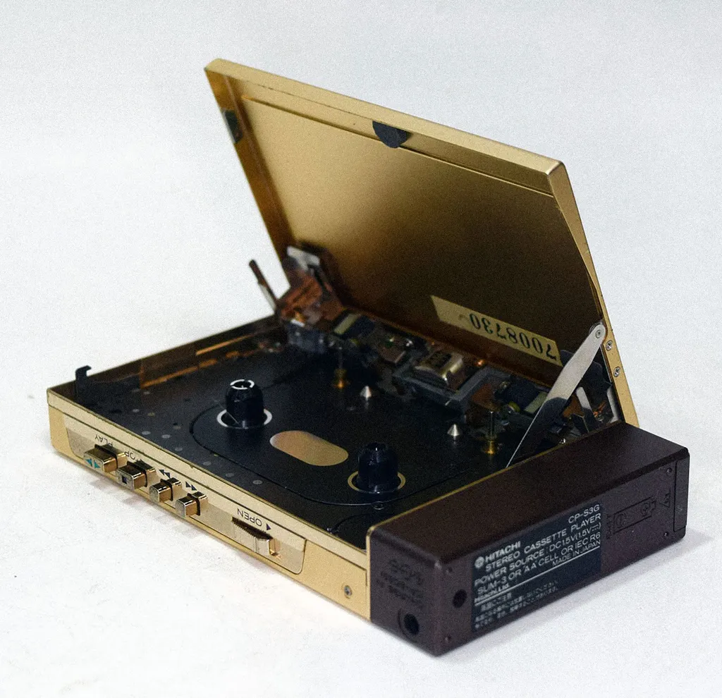 Cassette player.